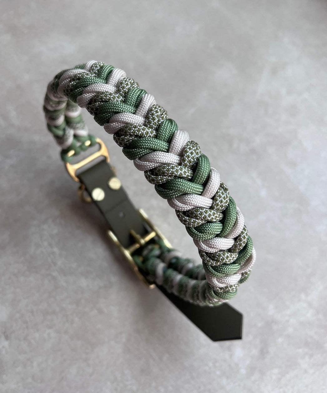 Paracord Hundehalsband Snake Muster
