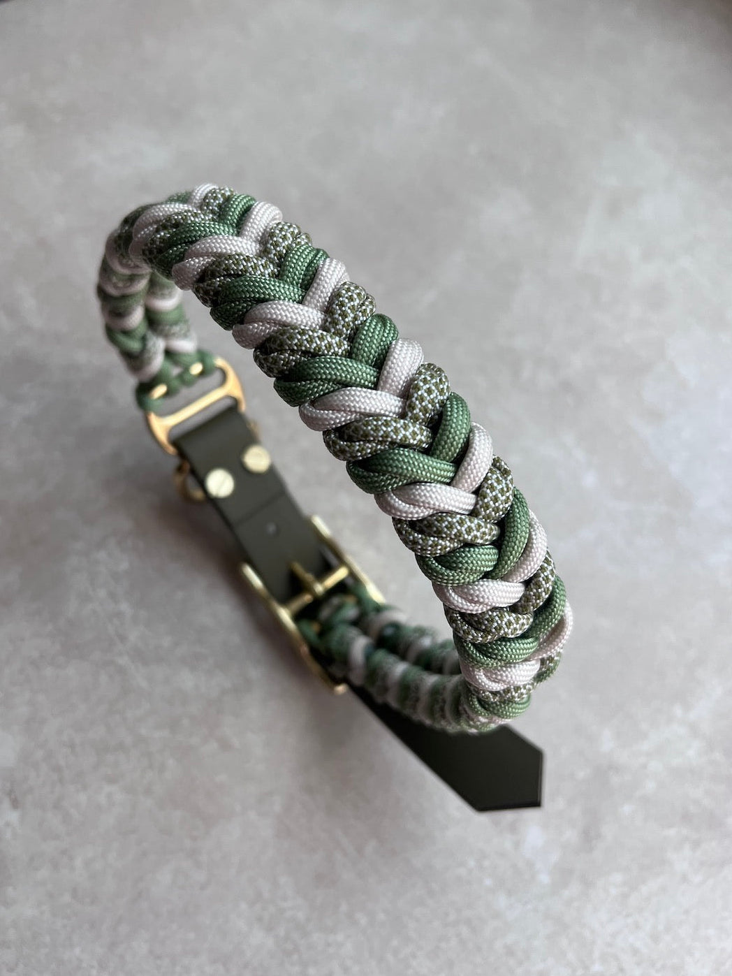 Paracord Hundehalsband Snake Muster