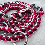 Paracord Hundeleine rot