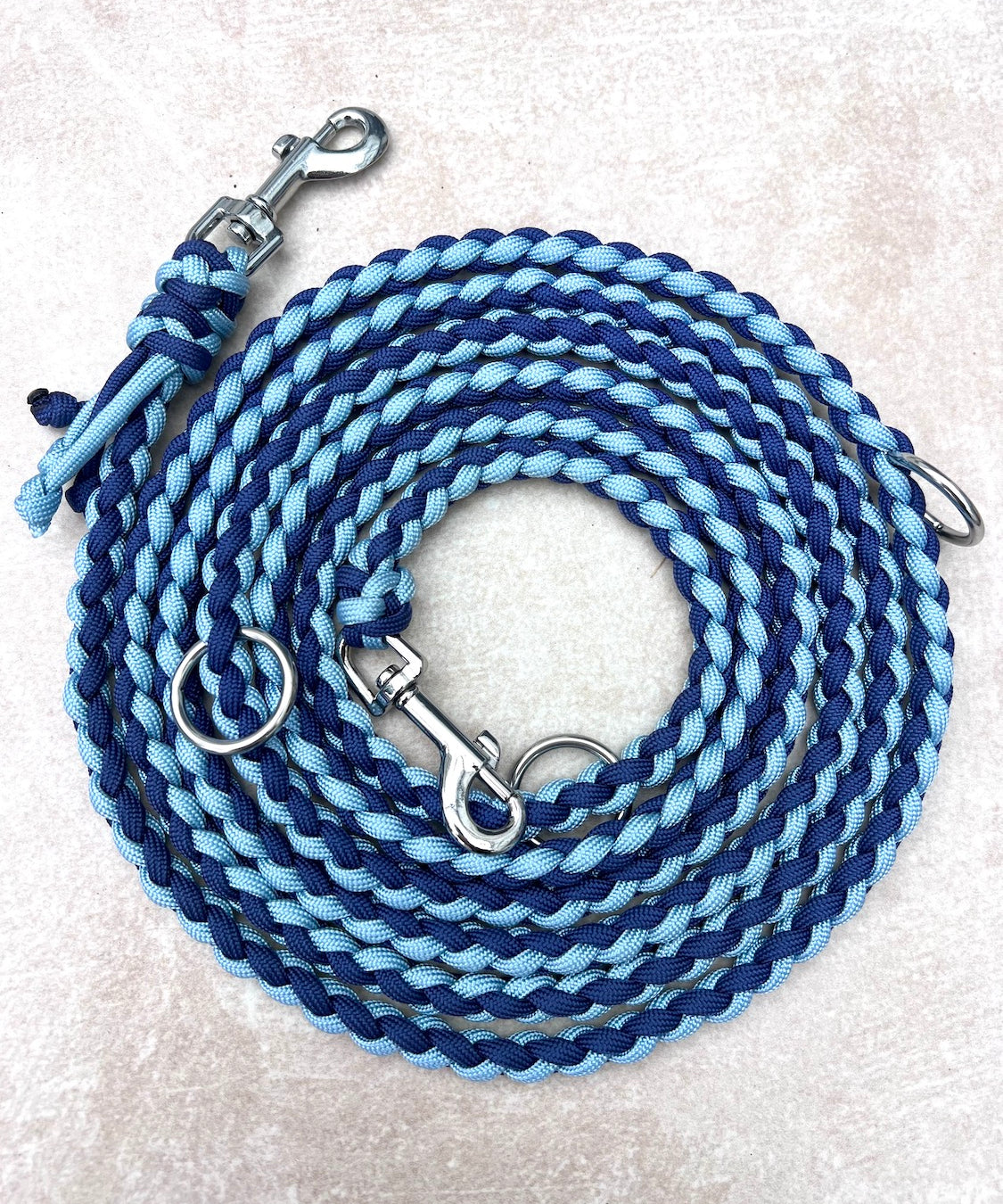 Paracord Hundeleine Blau