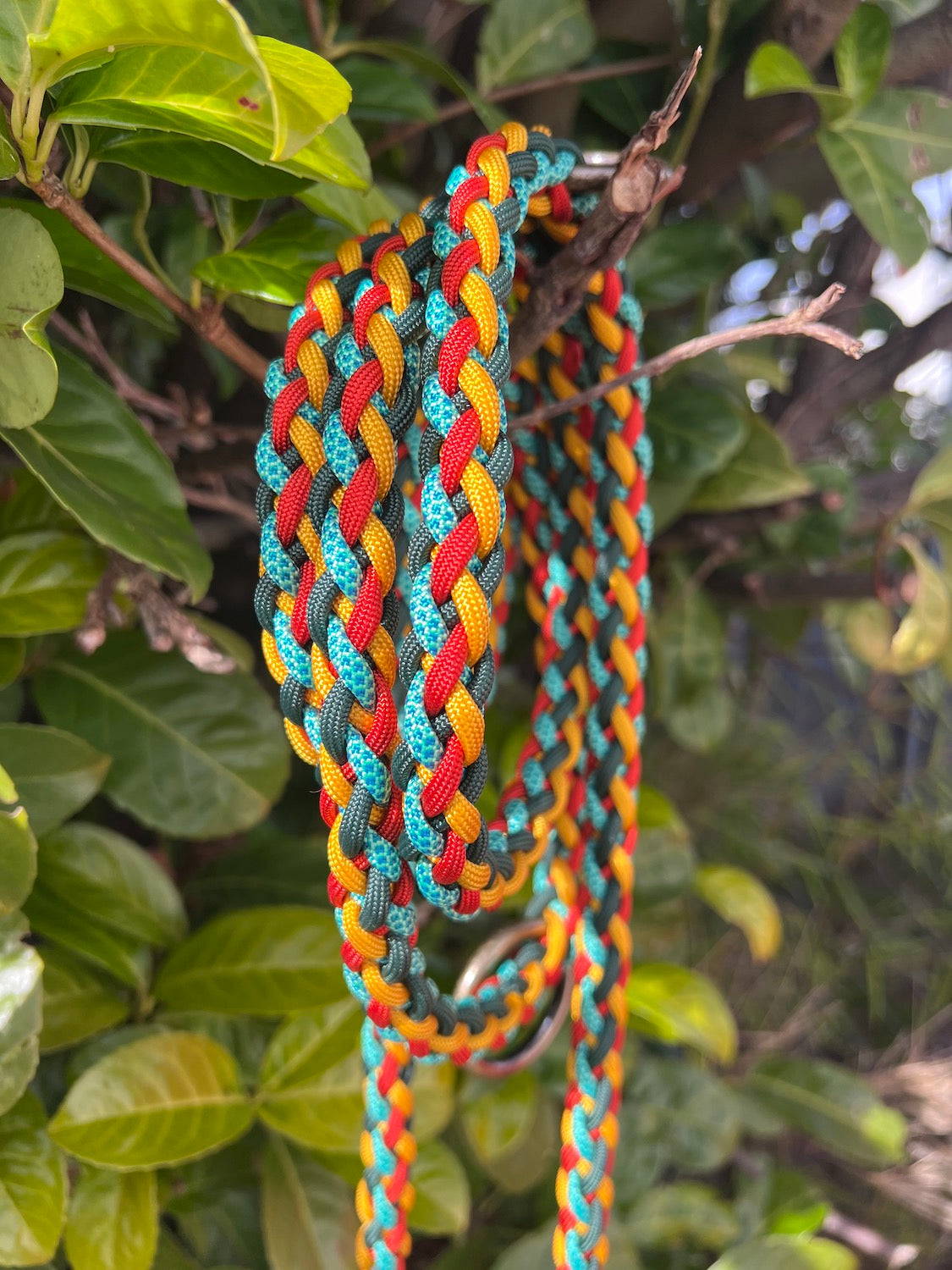 Handgefertigte Paracord Hundeleine