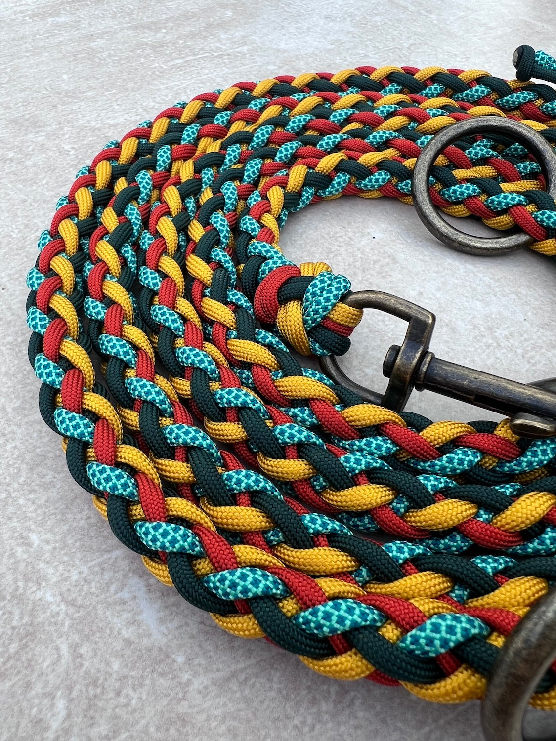 Bunte Hundeleine Paracord