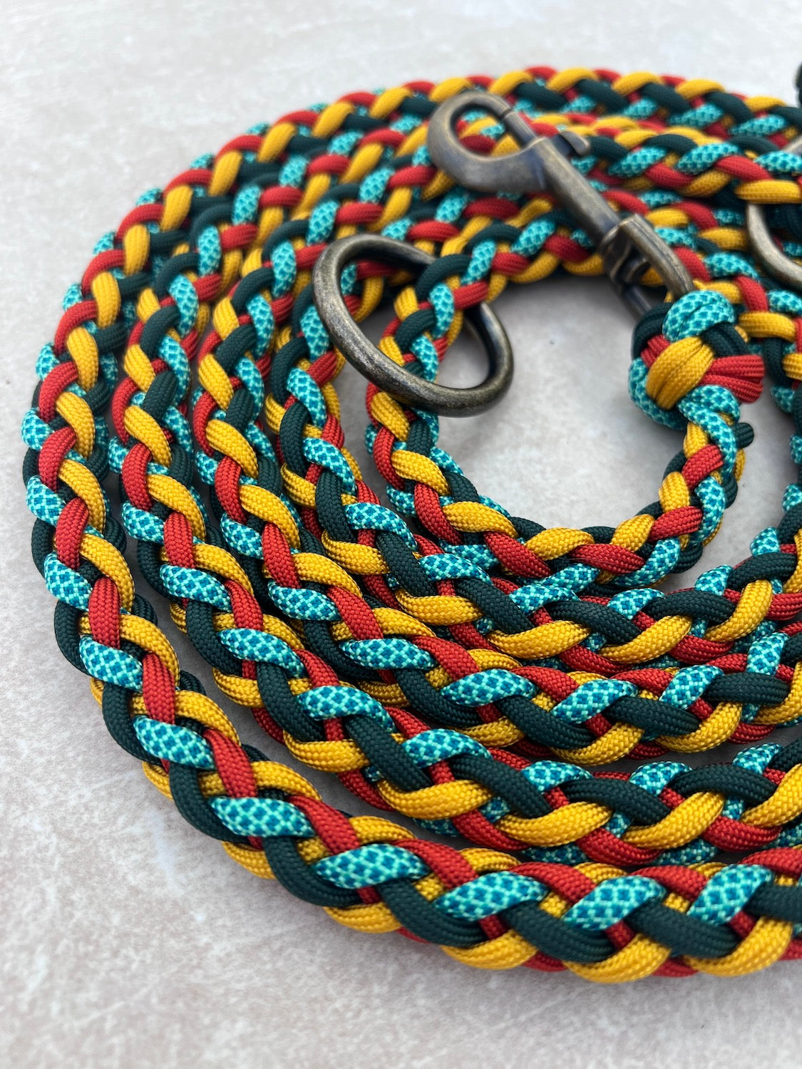 Paracord Hundeleine bunt