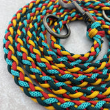Paracord Hundeleine bunt