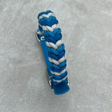 Paracord Halsband Hund blau