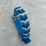 Paracord Hundehalsband blau