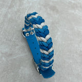 Paracord Hundehalsband blau