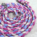 Paracord Hundeleine Lila