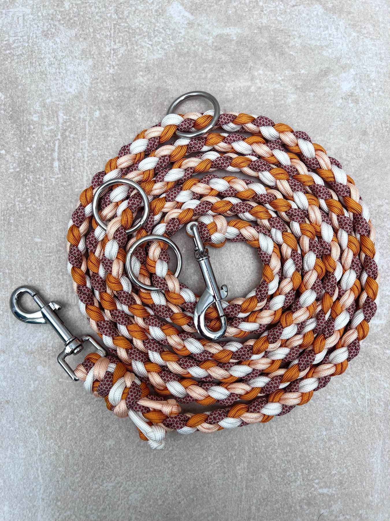 Leine ORANGE (mittlere & grosse Hunde)