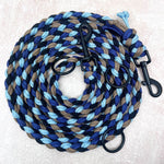 Paracord Hundeleine blau